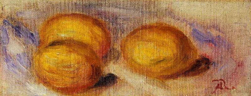 Pierre-Auguste Renoir Three Lemons